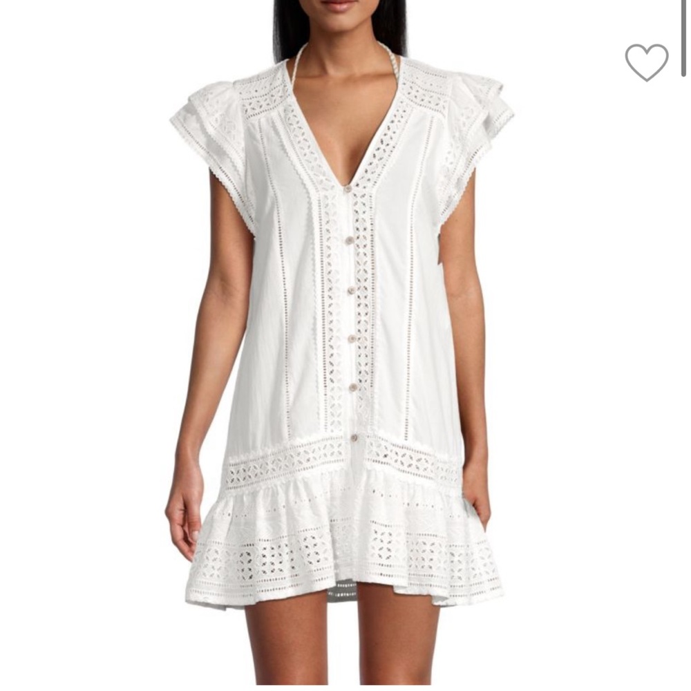 Veronica Beard Lorraine
Eyelet Cotton Mini Dress